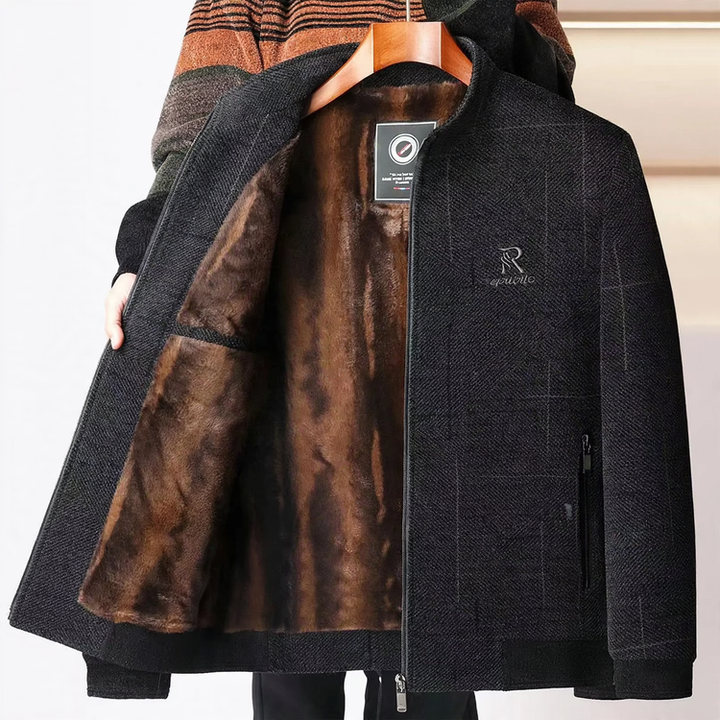Men's Winter Jacket, Chenille, lined, for seniors