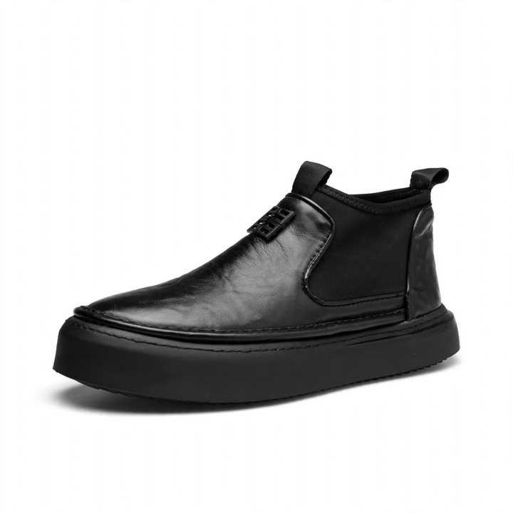 Men's ankle boots, suede look, lined or unlined
