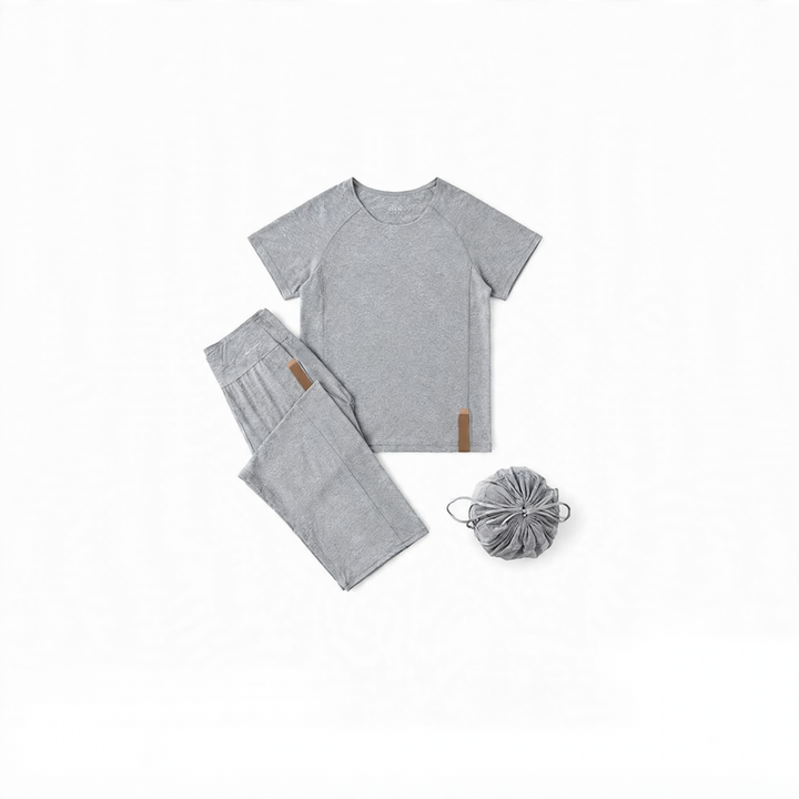 Men's Pajama Set, breathable, Round neck