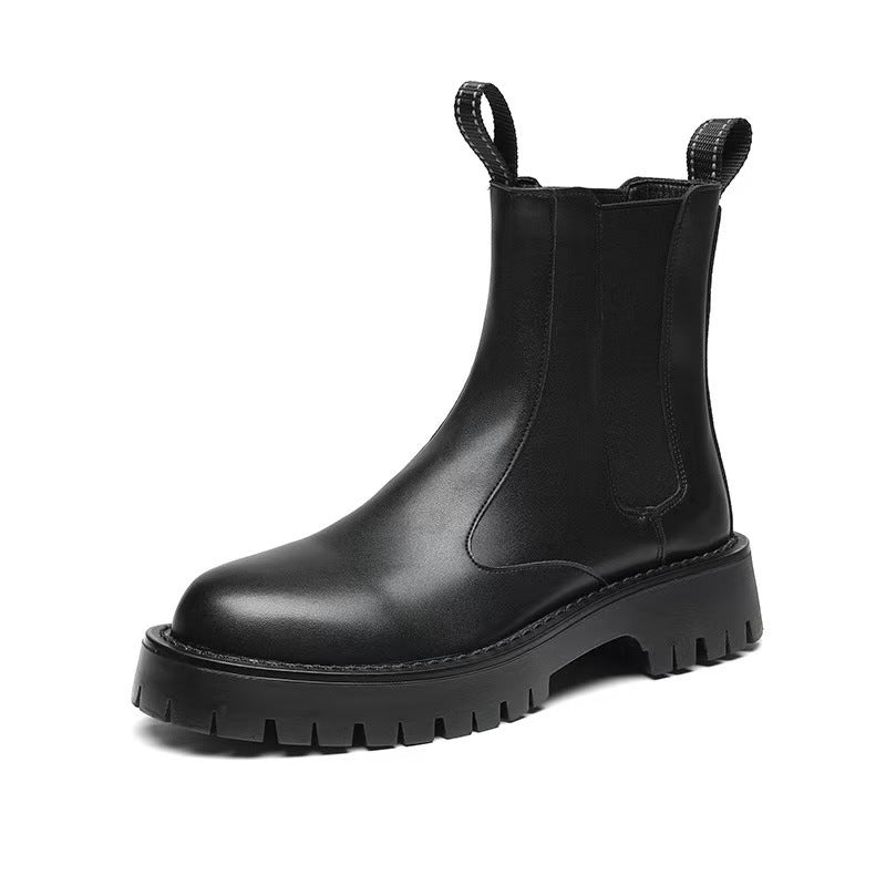 Men's Chelsea boots in British style