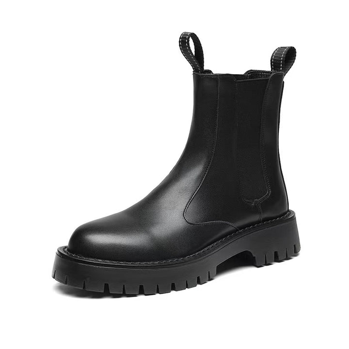 Men's Chelsea boots in British style
