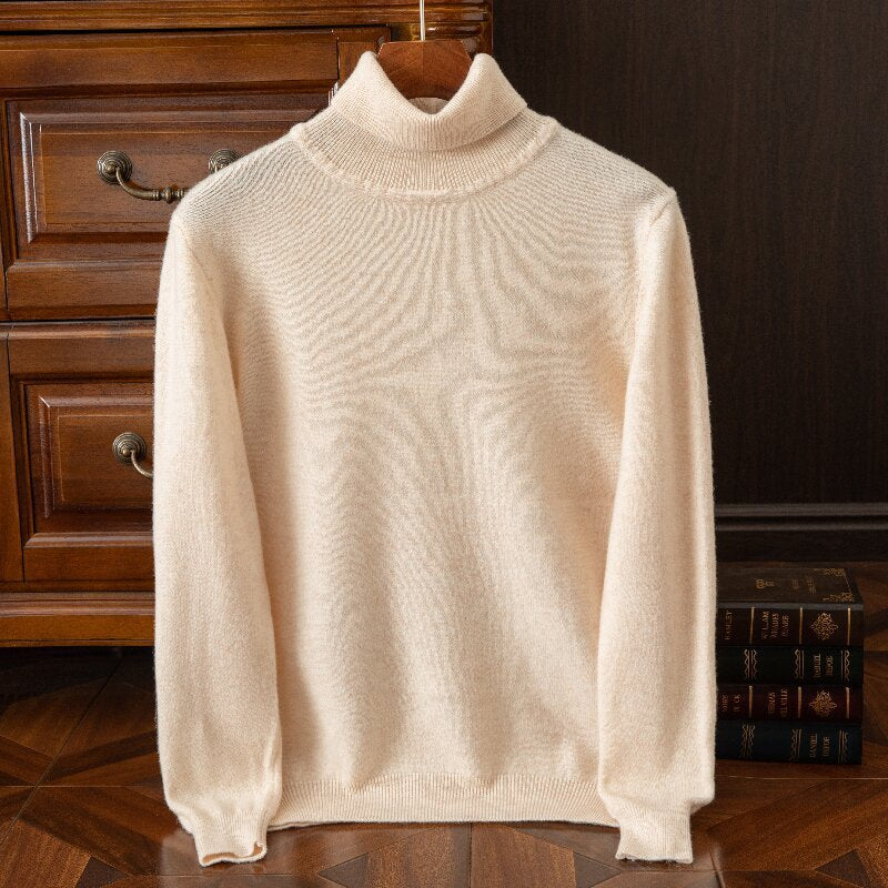 Classic, thick men's wool sweater