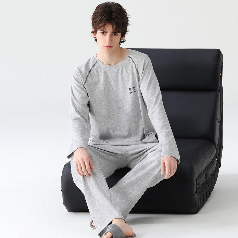 Men's pajama set made from 100% cotton, checkered