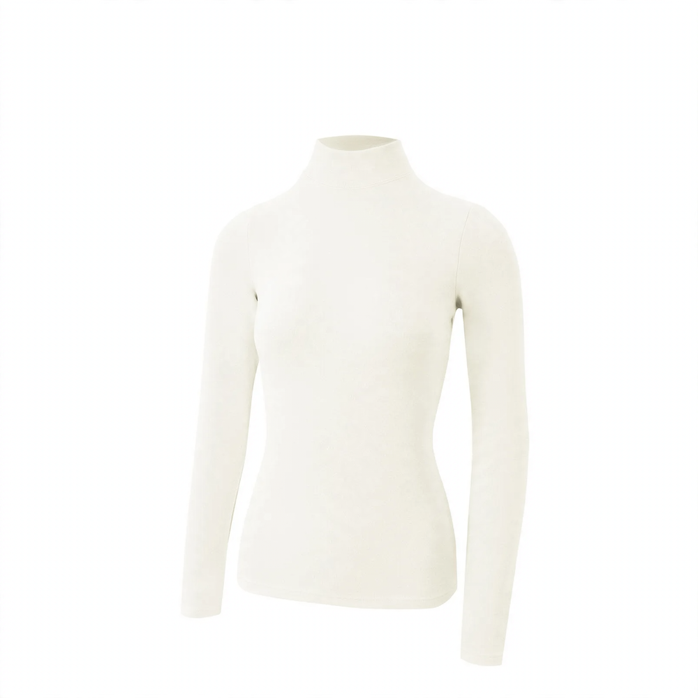 Women’s thermal top, insulated, stand collar