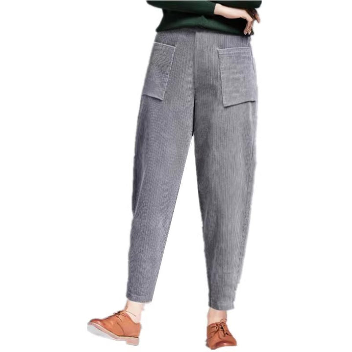 Women’s harem-style cord pants