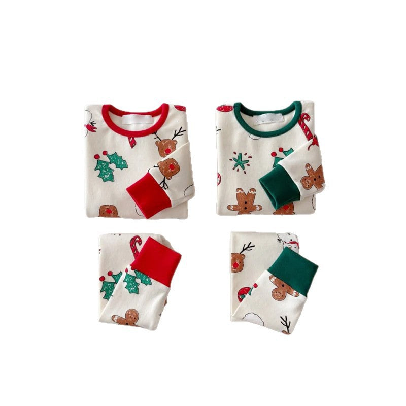 Christmas house suit for kids, cotton
