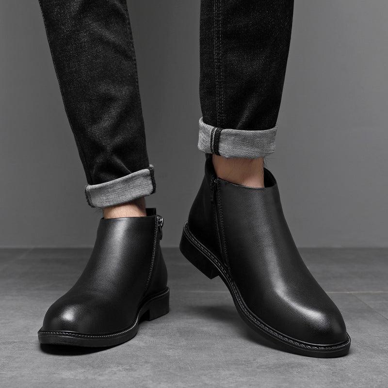 Men's Chelsea boots in English style