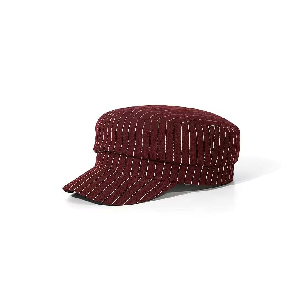 Men's knitted hat and scarf set, lined