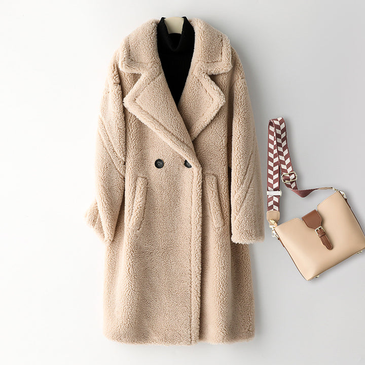 Ladies' Teddy Coat made of Lambswool