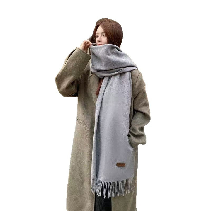 Solid color scarf, 68x200 cm