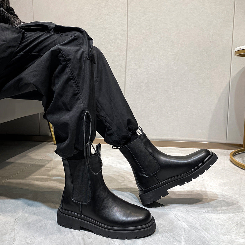 Men's Ankle Boots 6032, lined, Chelsea style