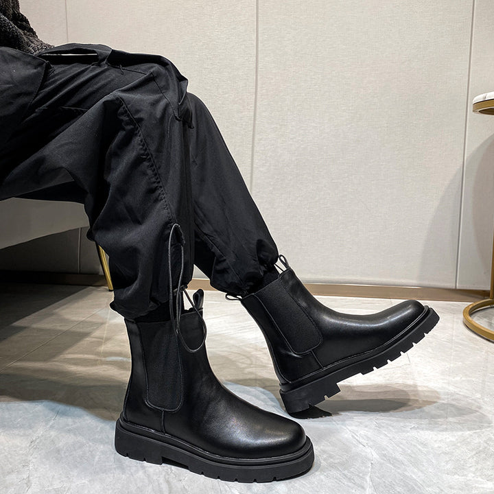 Men's Ankle Boots 6032, lined, Chelsea style