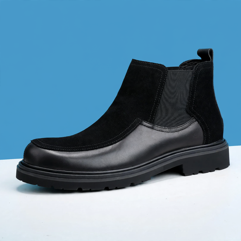 Men's Chelsea boots, lined, classic design