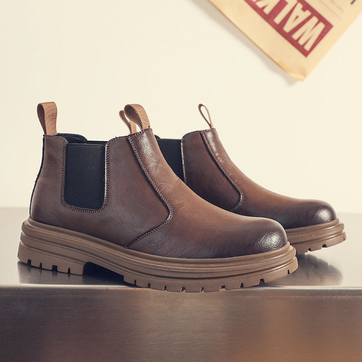 Men's Chelsea boots, classic and warming