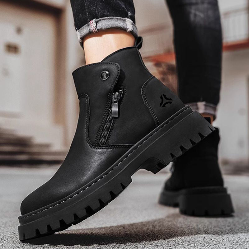 Men's work boots in British style