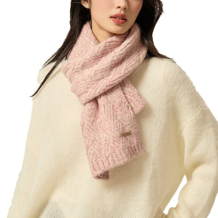 Women's scarf made of alpaca wool, 165x24cm