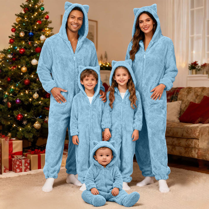 Christmas cotton pajama set for families
