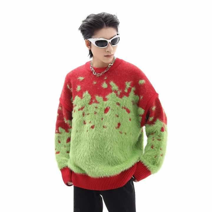 Christmas sweaters for couples, knit sweater
