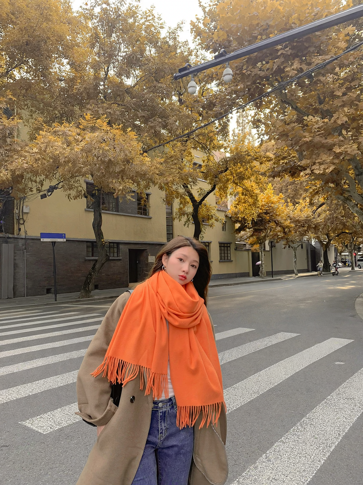 Thick winter scarf, 200x70cm