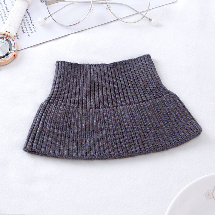 Warming neck warmer with high collar