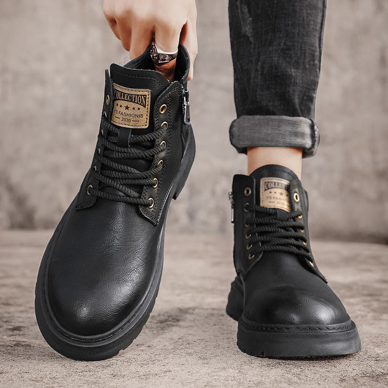 Men's ankle boots, breathable, classic design