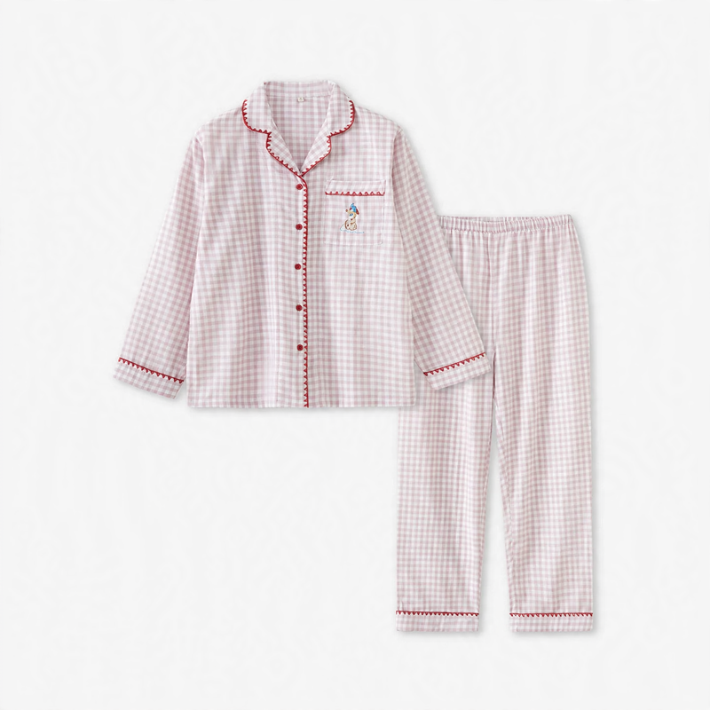 Cotton Pajama Set for Couples, Gauze Fabric