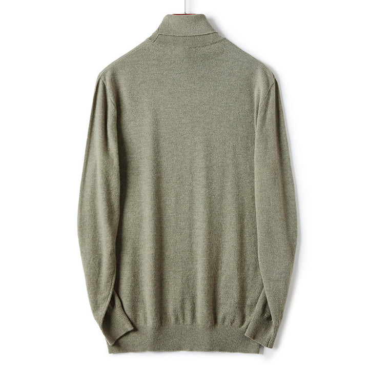 Men's turtleneck sweater made of merino wool