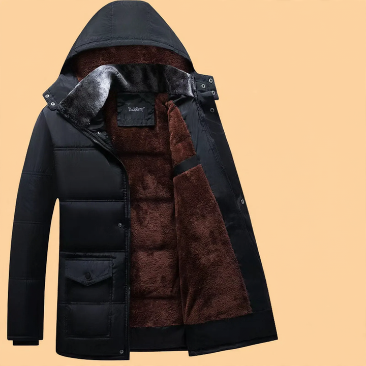 Men's winter jacket, padded and warm, for men