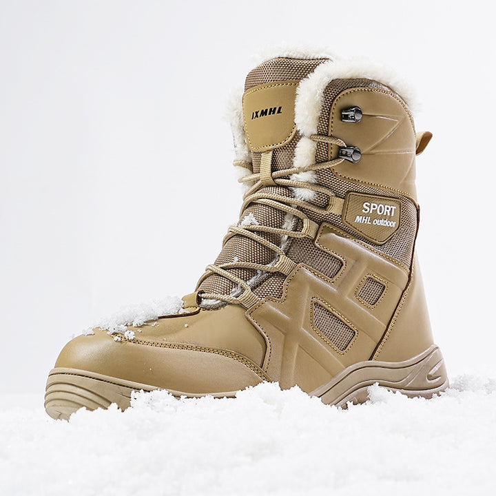 Men's winter boots, water-repellent, insulated