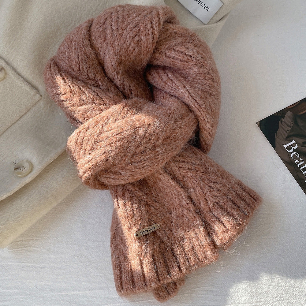 Elegant Alpaca Scarf, 165x24cm