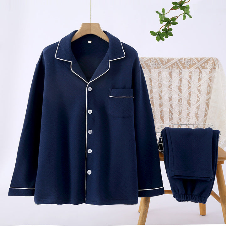 Pair-house suit made of air-layer material