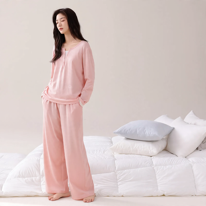 Women's Pajama Set, Modal Cotton, with Breast Padding