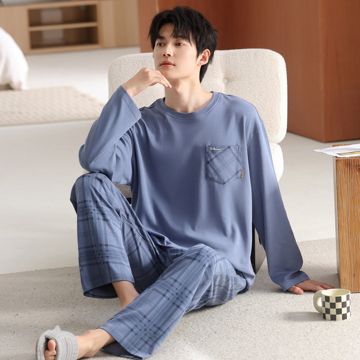 Men's Pajama Set, Cotton, Plus Sizes