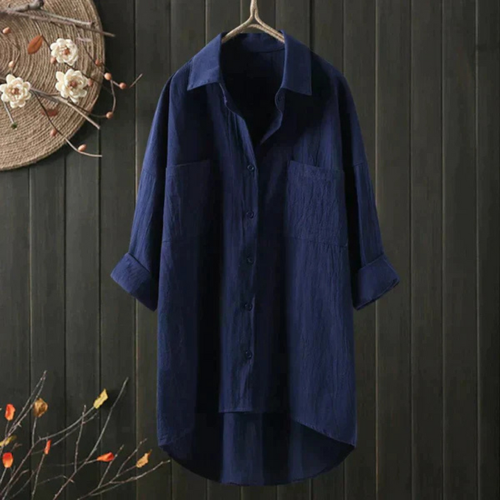Lune London | Luftige Oversize Bluse Aus Baumwolle