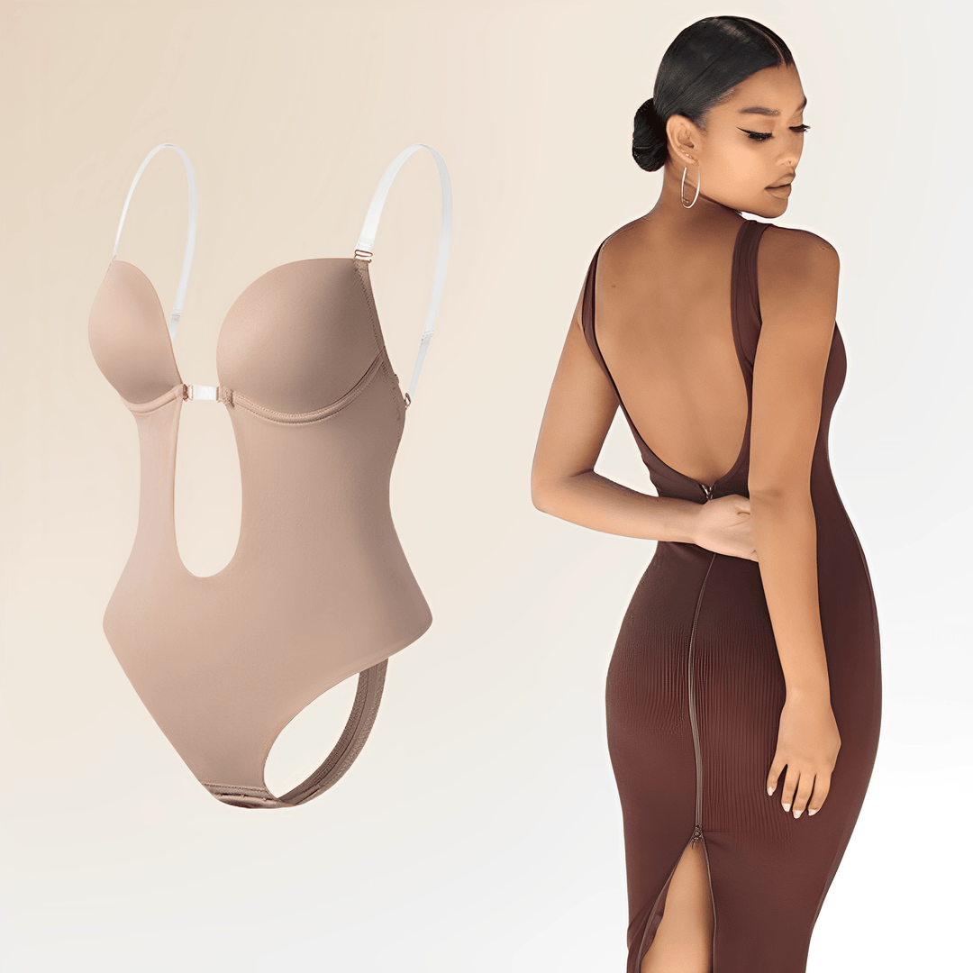 Lune London | Seamless Bodysuit Shapewear Without Back Part for Women