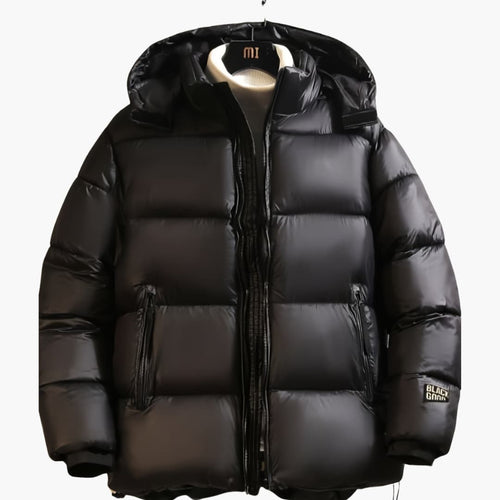Amarae | casual winter jacket for men thick warm with hood