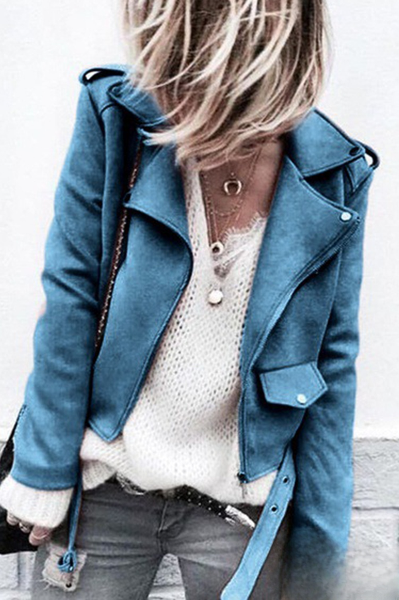 Amarae | Elegant leisure jacket with patchwork elements