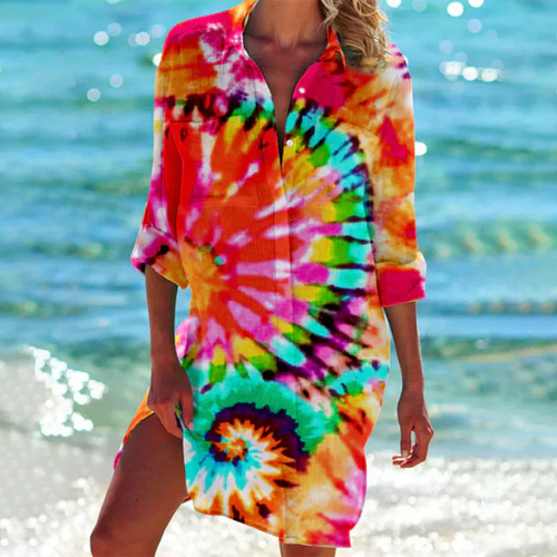 Amarae | Colorful Shirt Dress