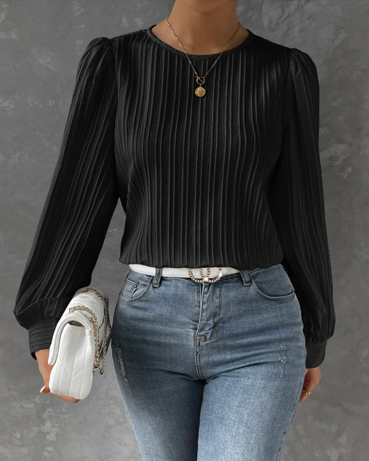 Lune London | Elegant Shirt with Round Neckline