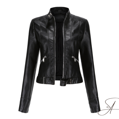 Lune London | Leather jacket - Modern design with zipper and pockets - Comfortable fit - Sydney