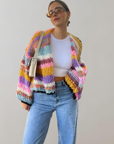 Amarae | Knit Women's Jacket with Open Front