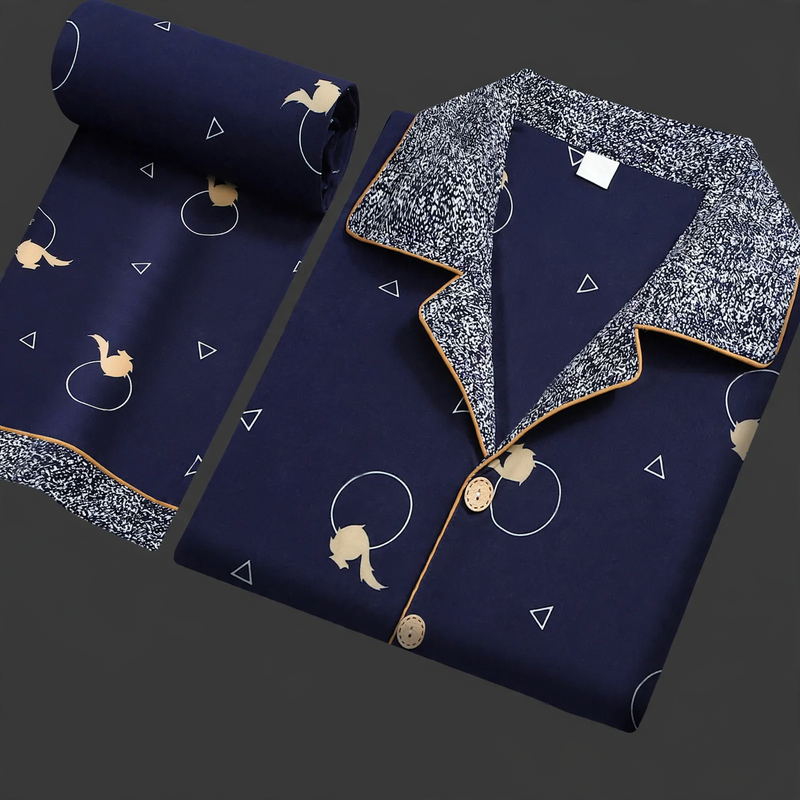 Men's Pajama Set, 100% Cotton, versatile to wear