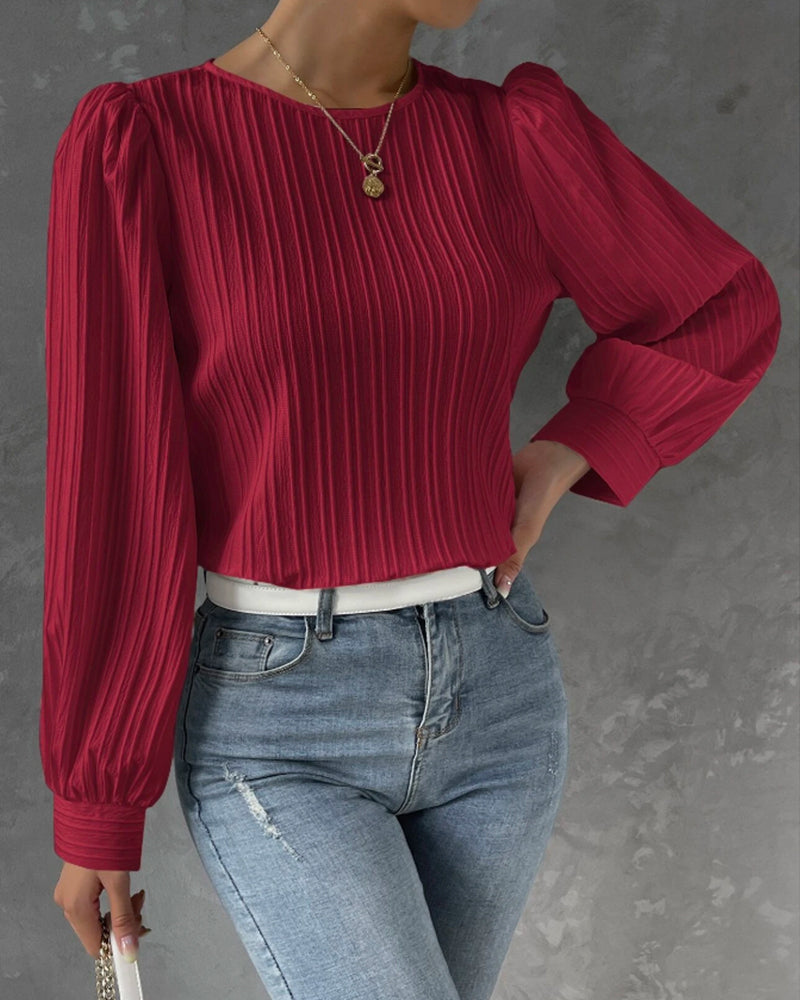 Lune London | Elegant Shirt with Round Neckline