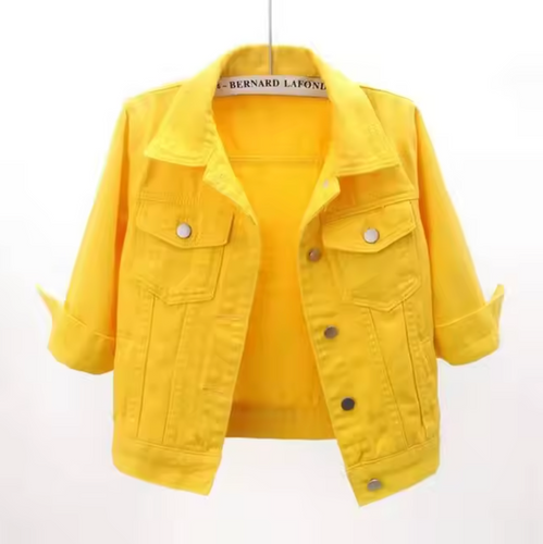 Amarae | Colored Denim Coat