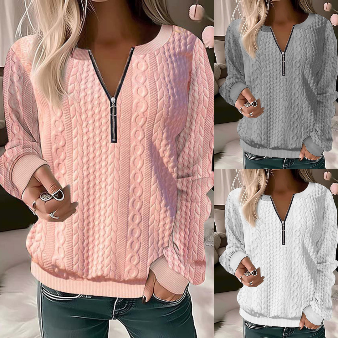 Lune London | Elegant V neck sweater for women