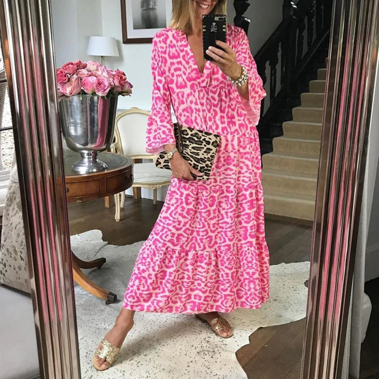 Lune London | Stylish summer dress with leopard pattern