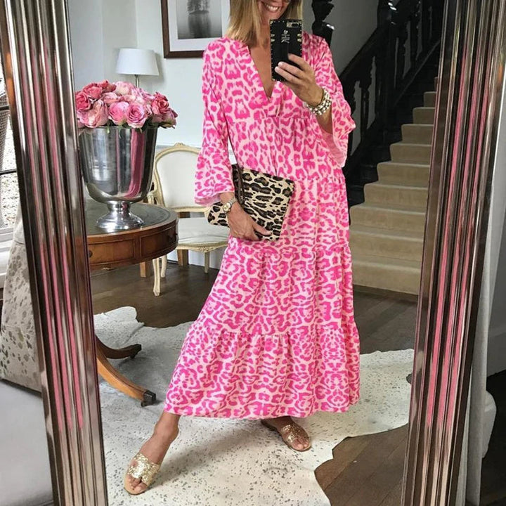 Lune London | Stylish summer dress with leopard pattern