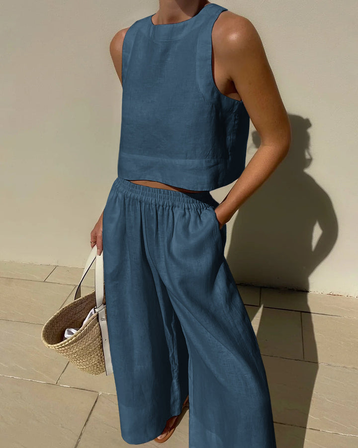 Amarae | Linen Two-Piece Summer Set Women