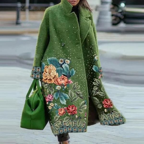 Lune London | Elegant Coat with Floral Pattern