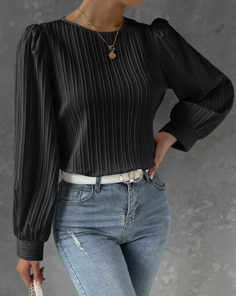 Lune London | Elegant Shirt with Round Neckline